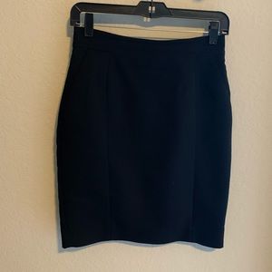 Black pencil skirt